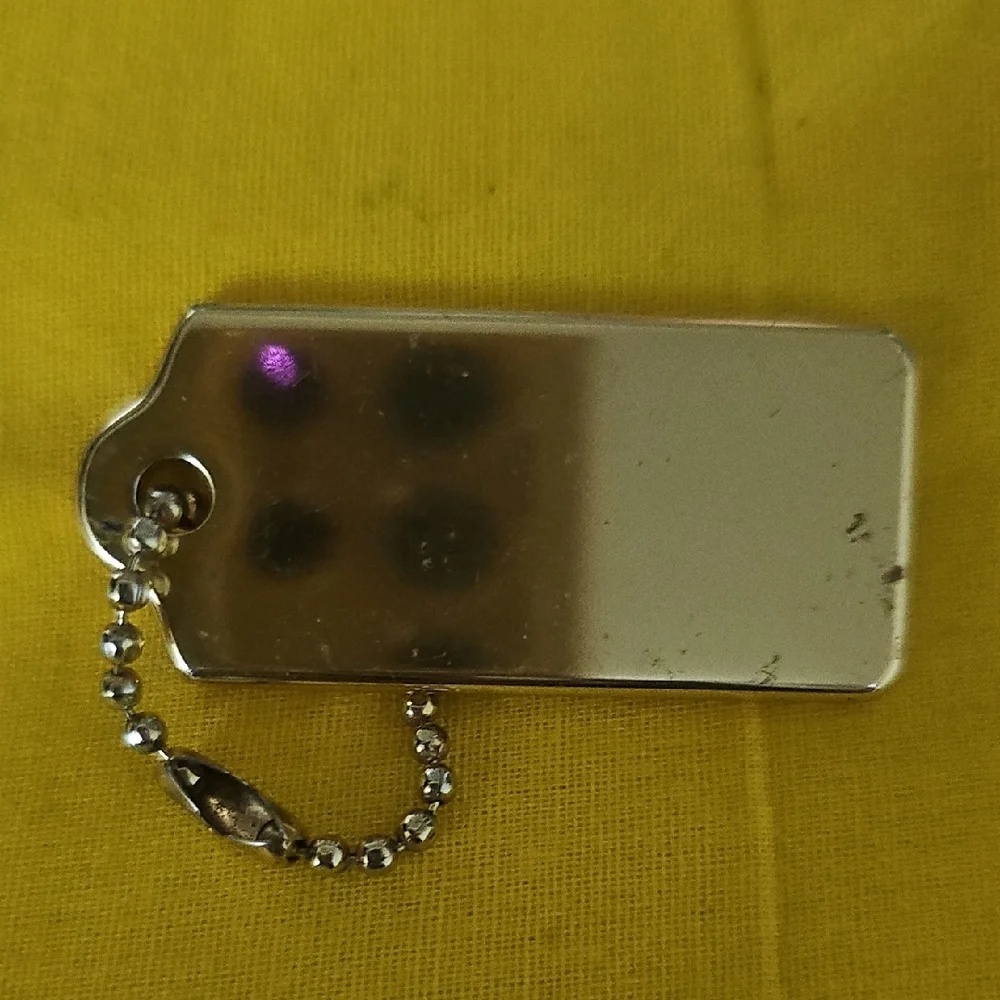 Coach Gold Metallic Phone Charm